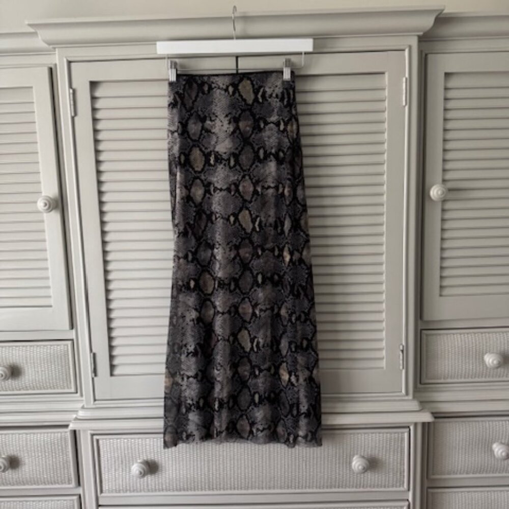 Zara Animal Print Skirt Size S